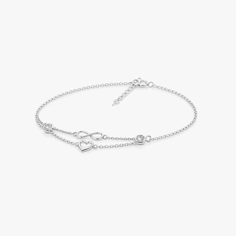 Yuna Silver Zirconia Bracelet