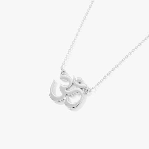 Cian Sterling Silver OM Necklace