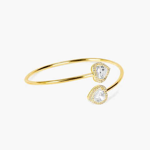 Zia Silver Zirconia Bangle