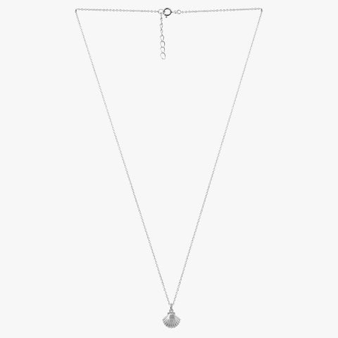 Ava Silver Shell Necklace