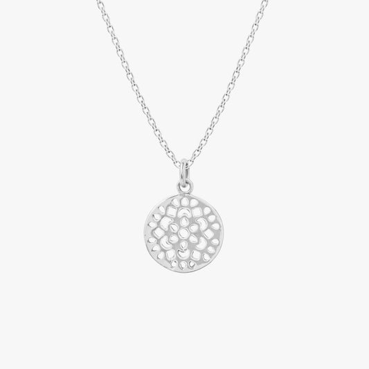 Rin Silver Floral Necklace