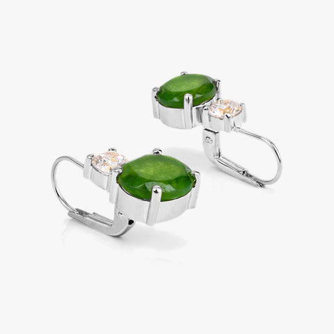 Sara Silver Quartz Earrings