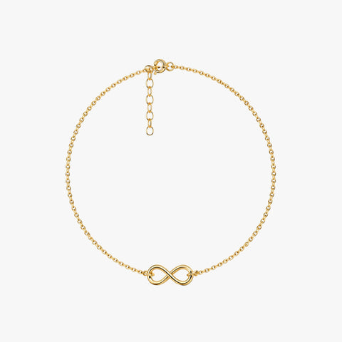 Mira Silver Infinity Anklet