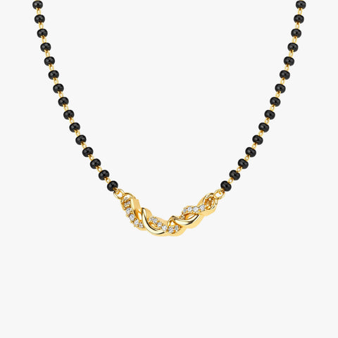 Celi Silver Mangalsutra
