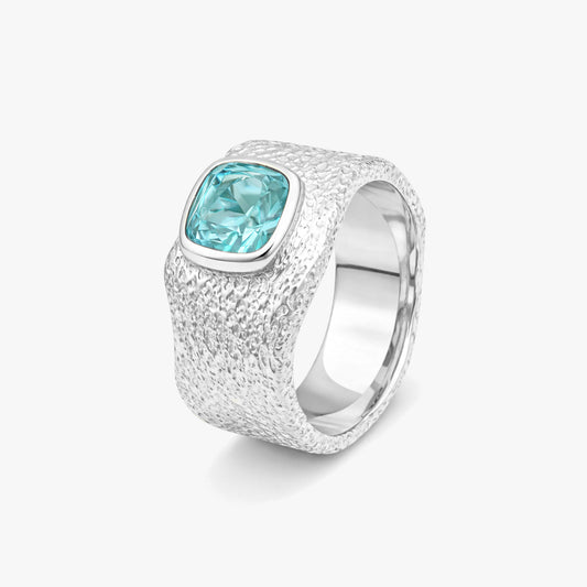 Moi Silver Adjustable Ring
