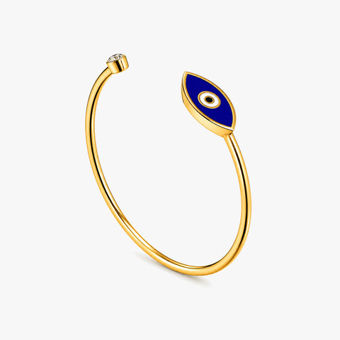 Faze Silver Evil Eye Bracelet