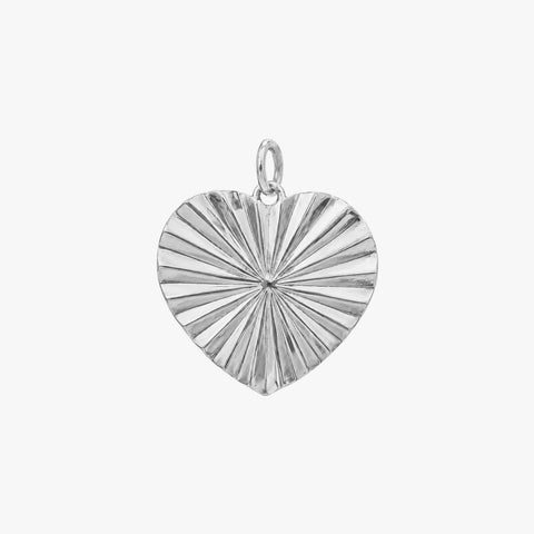 Isha Silver Heart Pendant