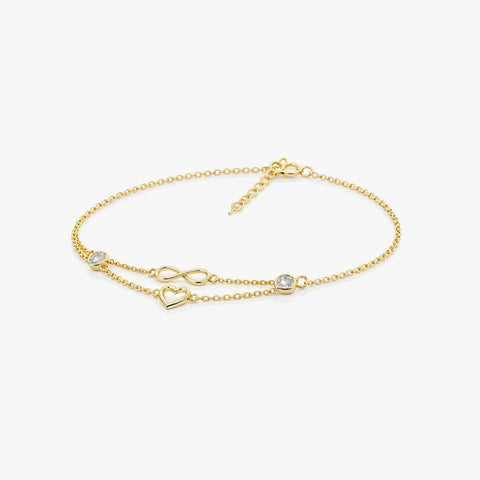 Yuna Silver Zirconia Bracelet