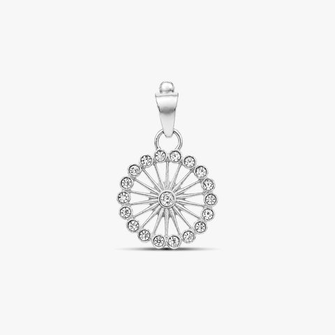 Ava Silver Crystal Pendant