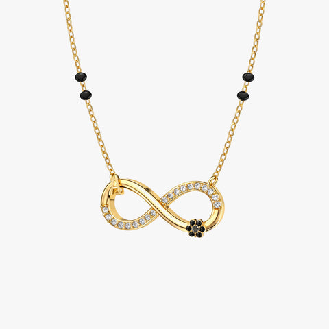Oela Silver Mangalsutra