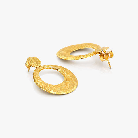 Kira Silver Circle Earrings