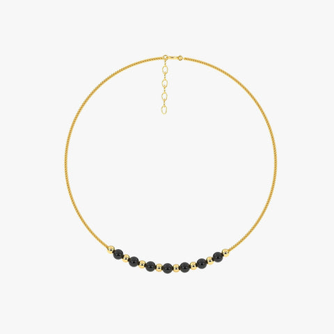 Rova Silver Beads Anklet