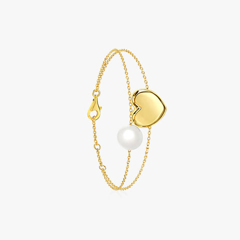 Tira Silver Pearl Bracelet