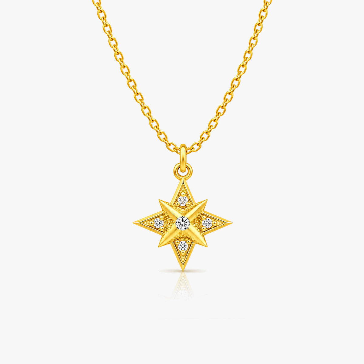 Ella Silver Star Necklace