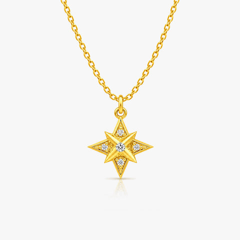 Ella Silver Star Necklace