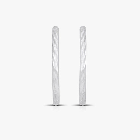 Indy Silver Hoop Earrings