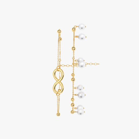 Eimi Silver Pearl Anklet