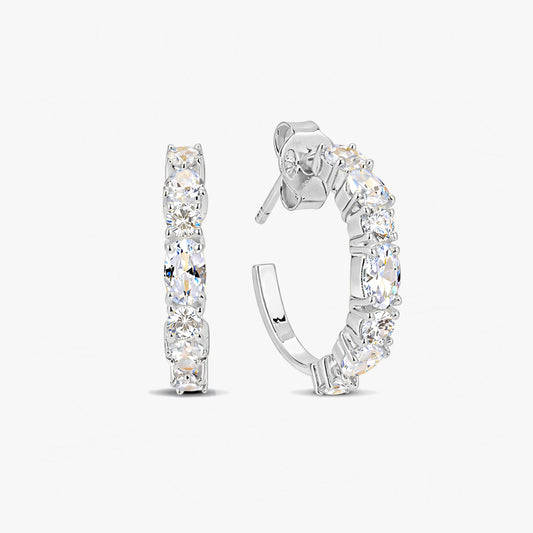 Jyra Silver Zirconia Earrings