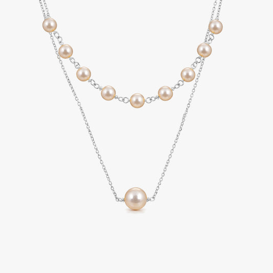 Seya Silver Pearl Necklace