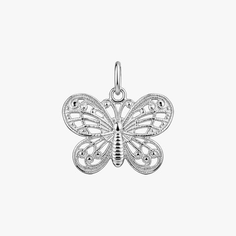 Ava Silver Butterfly Pendant