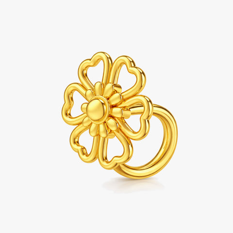 Myra Silver Nose Pin