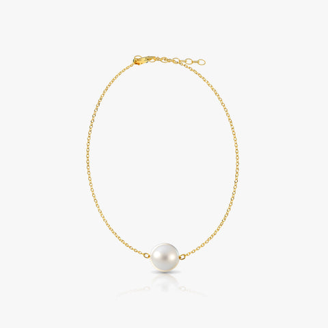 Enna Silver Pearl Anklet