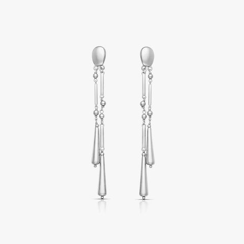 Myra Silver Drop Earrings