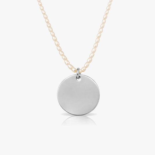 Loe Silver Pearl Necklace