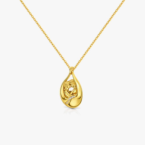 Aysa Silver Zirconia Necklace