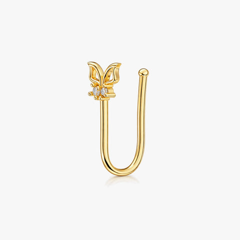Aqra Silver Nose Pin