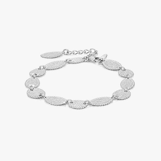Lucy Silver Hammered Bracelets