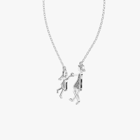 Zari Silver  Necklace