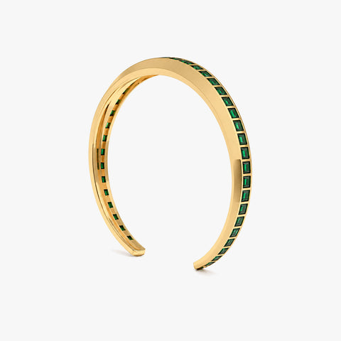 Kite Silver Zirconia Bangle