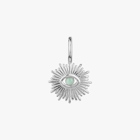 Lucy Silver Amazonite Pendant