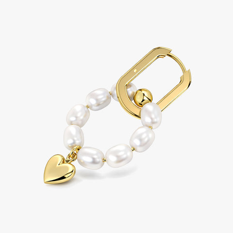 Eli Silver Pearl Earrings