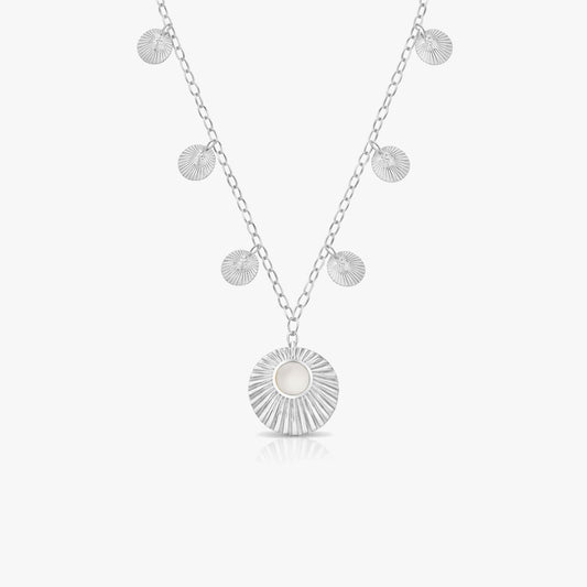 Samira Silver Coin Necklace