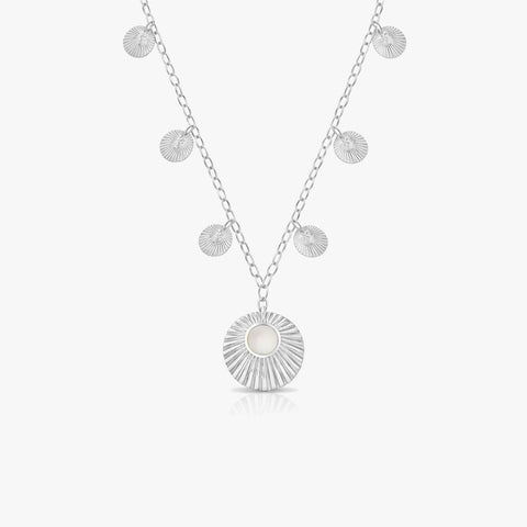 Samira Silver Coin Necklace