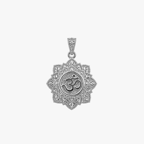 Lily Silver OM  Pendant