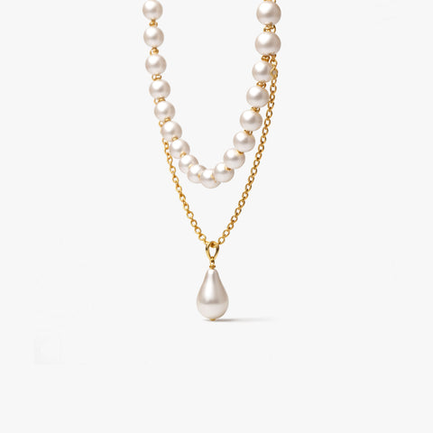Zoya Silver Pearl Necklace
