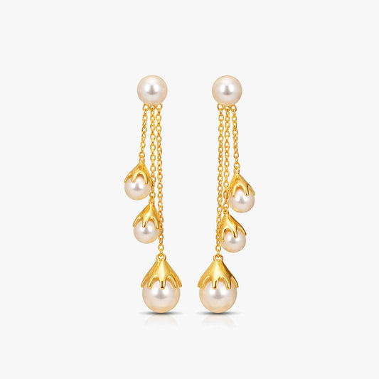 Jova Silver Pearl Earrings