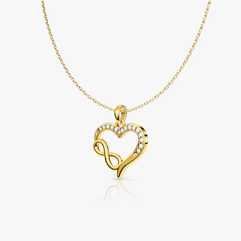 Sova Silver Heart Necklace