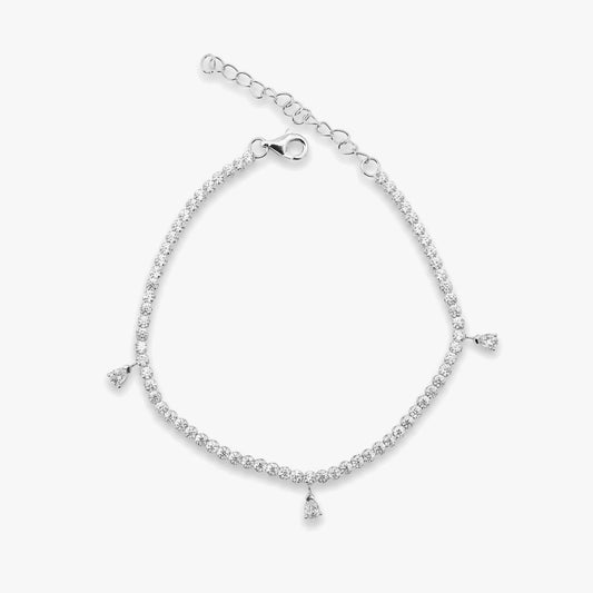 Kate Silver Diamond Bracelet