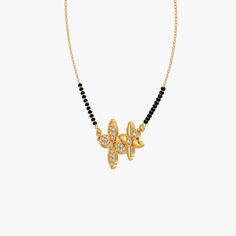 Lila Silver Mangalsutra