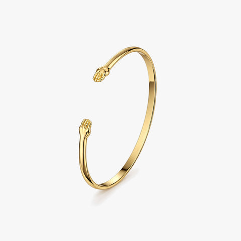 Axra Silver Cuff Bangle