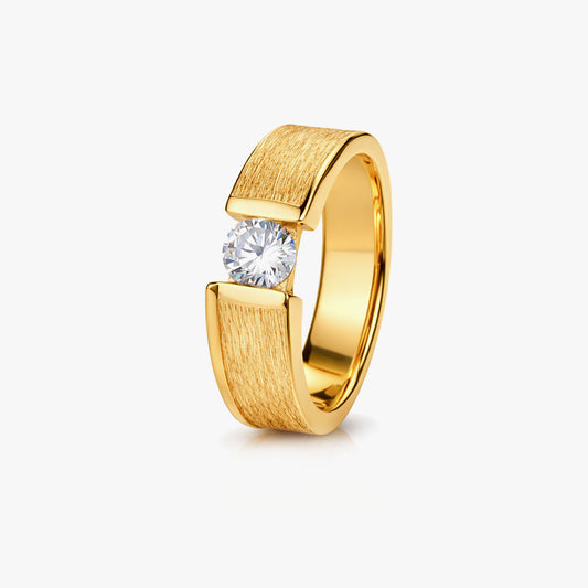 Pia Silver Diamond Adjustable Ring