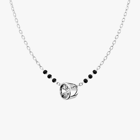 Cova Silver Mangalsutra