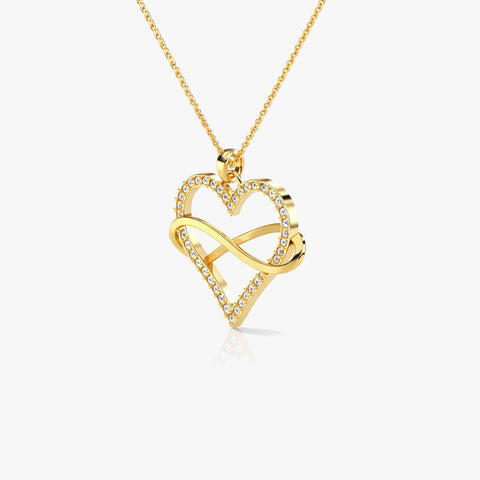 Lyra Silver Zirconia Necklace
