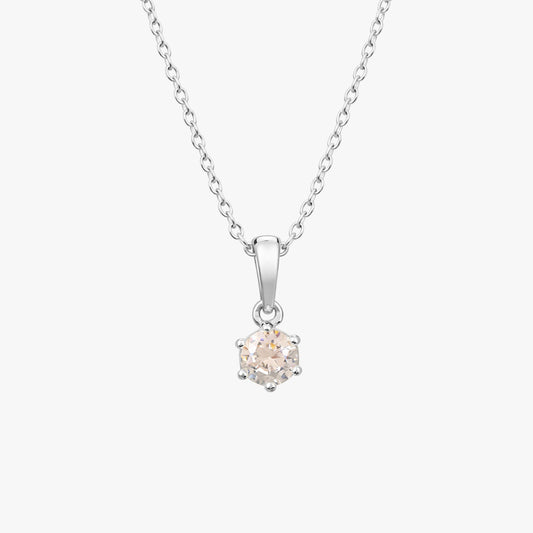 Kate Silver Diamond Necklace
