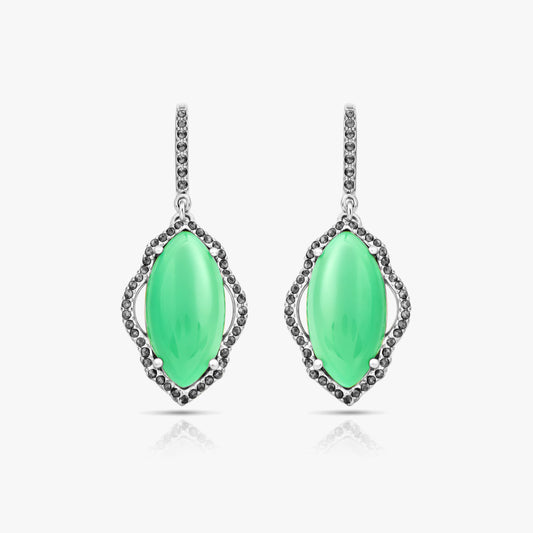 Zova Silver Chalcedony Earrings