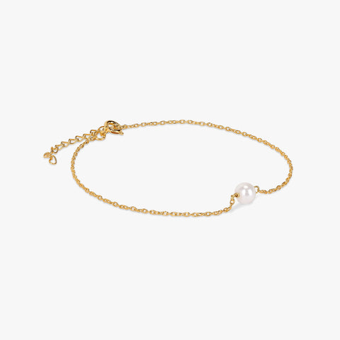 Esha Silver Pearl Bracelets